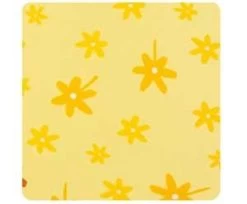 THERALINE -> Kissenbezug 25x40cm Blümchen Gelb (41)