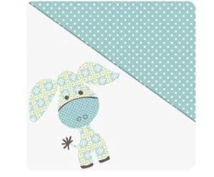 THERALINE Stillkissenbezug 190x40 -69- Esel Türkis