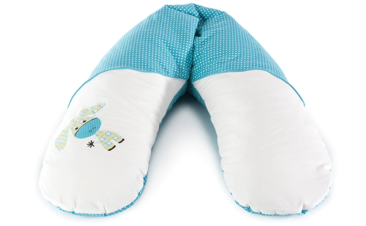 THERALINE Stillkissenbezug 190x40 -69- Esel Türkis – Bild 3