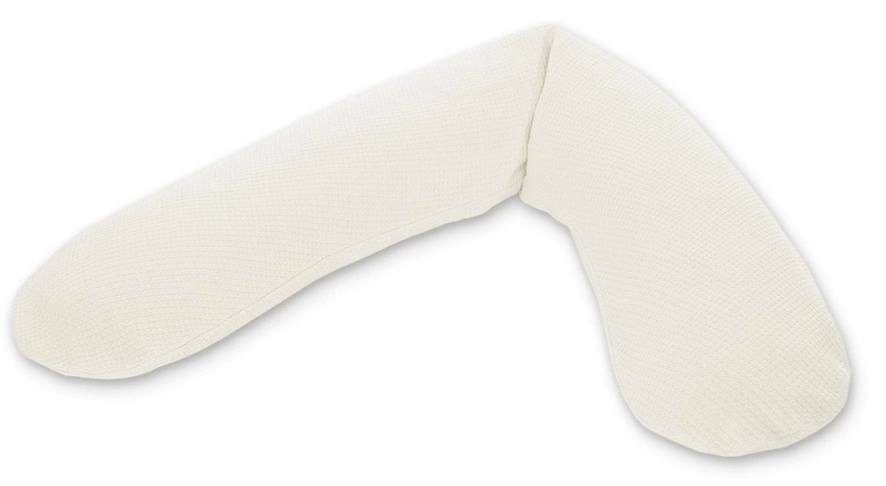 THERALINE Stillkissenbezug 190x40 -161- "Creme" - Feinstrick – Bild 2