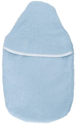 Wärmflaschenbezug Kompakt Frottee Hellblau