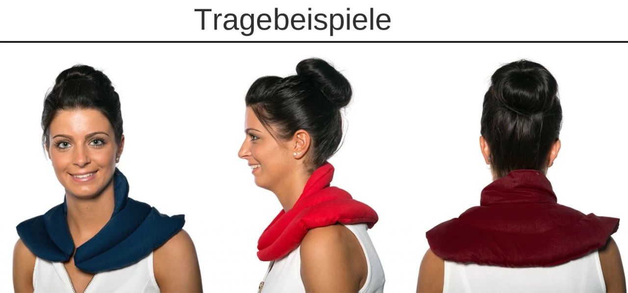 Nackenhörnchen Mit Stehkragen, "Landhausstil Romantik" – Bild 4