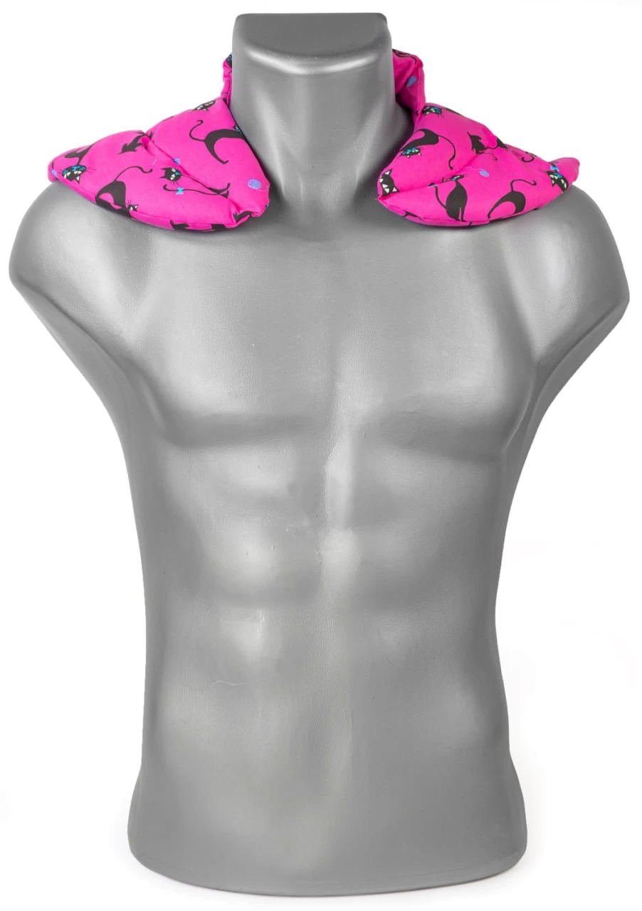 Nackenhörnchen HWS - Rücken - Schulter - Nacken, Katzen-pink – Bild 10