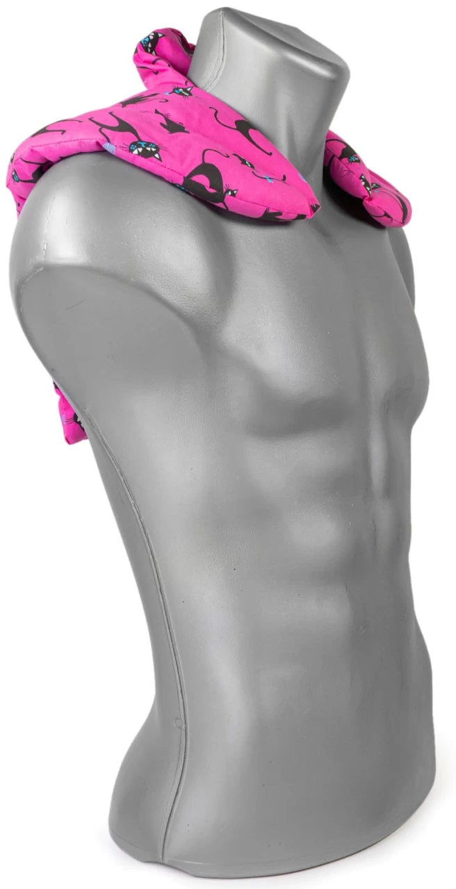 Nackenhörnchen HWS - Rücken - Schulter - Nacken, Katzen-pink – Bild 7