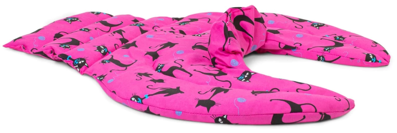 Nackenhörnchen HWS - Rücken - Schulter - Nacken, Katzen-pink – Bild 13