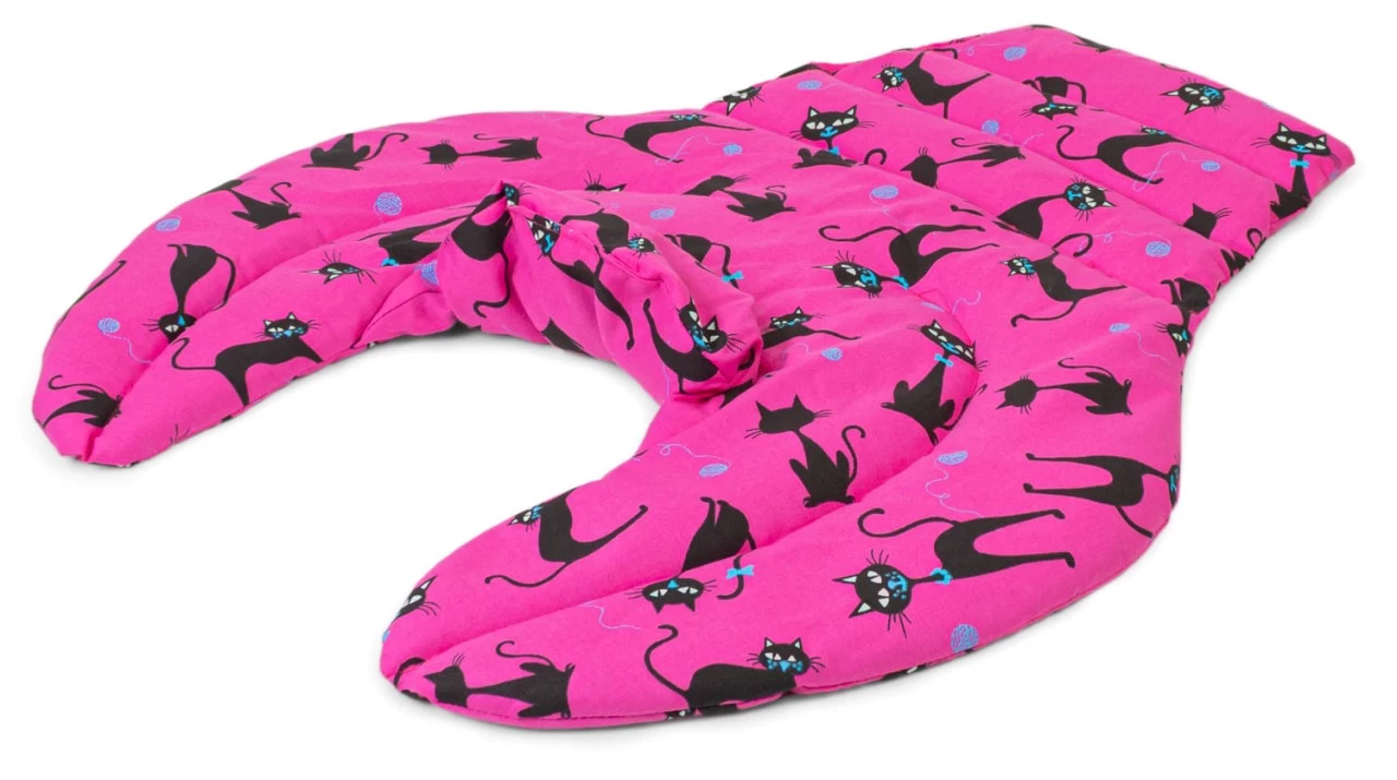 Nackenhörnchen HWS - Rücken - Schulter - Nacken, Katzen-pink – Bild 9