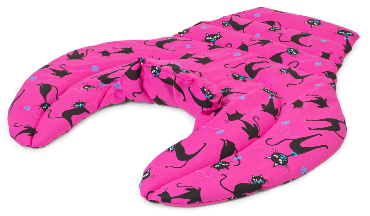 Nackenhörnchen HWS - Rücken - Schulter - Nacken, Katzen-pink – Bild 8