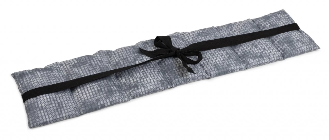 7-Kammer Wärmekissen, 65x15cm, Used-look Grau-blau – Bild 7