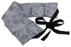 7-Kammer Wärmekissen, 65x15cm, Used-look Grau-blau