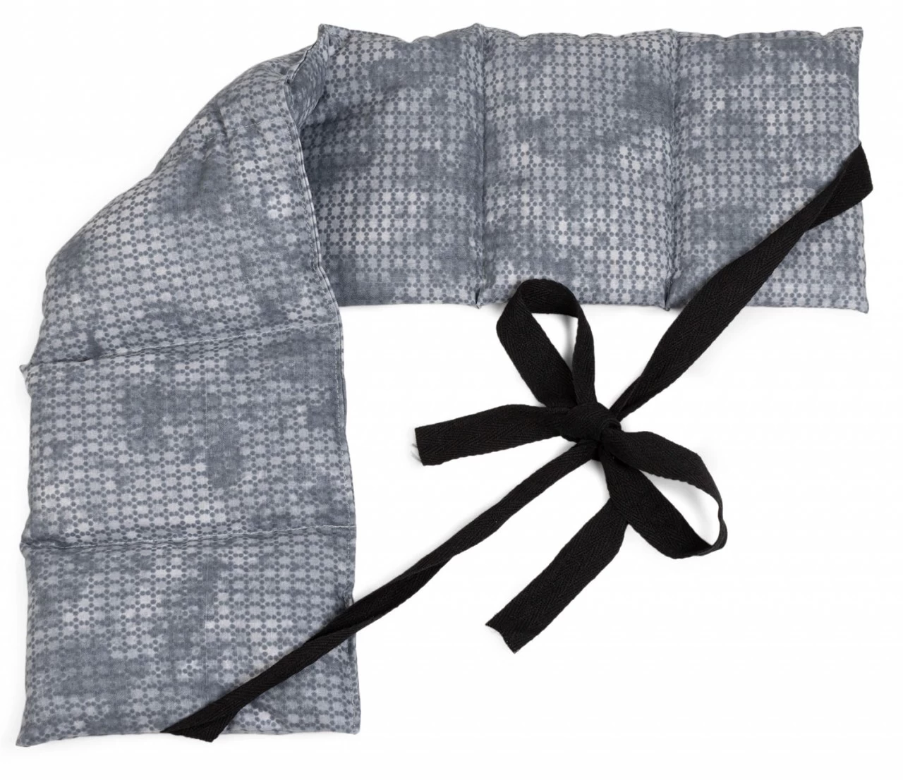 7-Kammer Wärmekissen, 65x15cm, Used-look Grau-blau – Bild 5