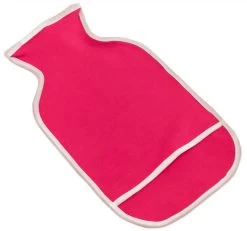 Wärmflaschenbezug Pink Stretch - Sehr Weich- Oben Offen