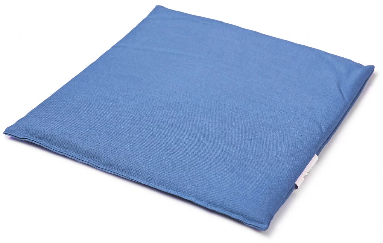 Körnerkissen 19x19cm, Hellblau – Bild 2