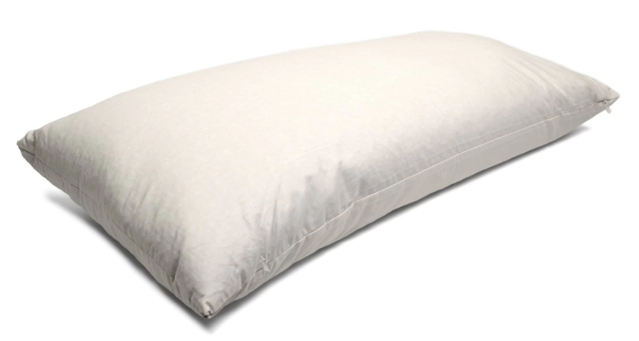 Zirbe + Bio-Dinkelspelz 40x80cm Bio-Perkal - Doppelkammer – Bild 3