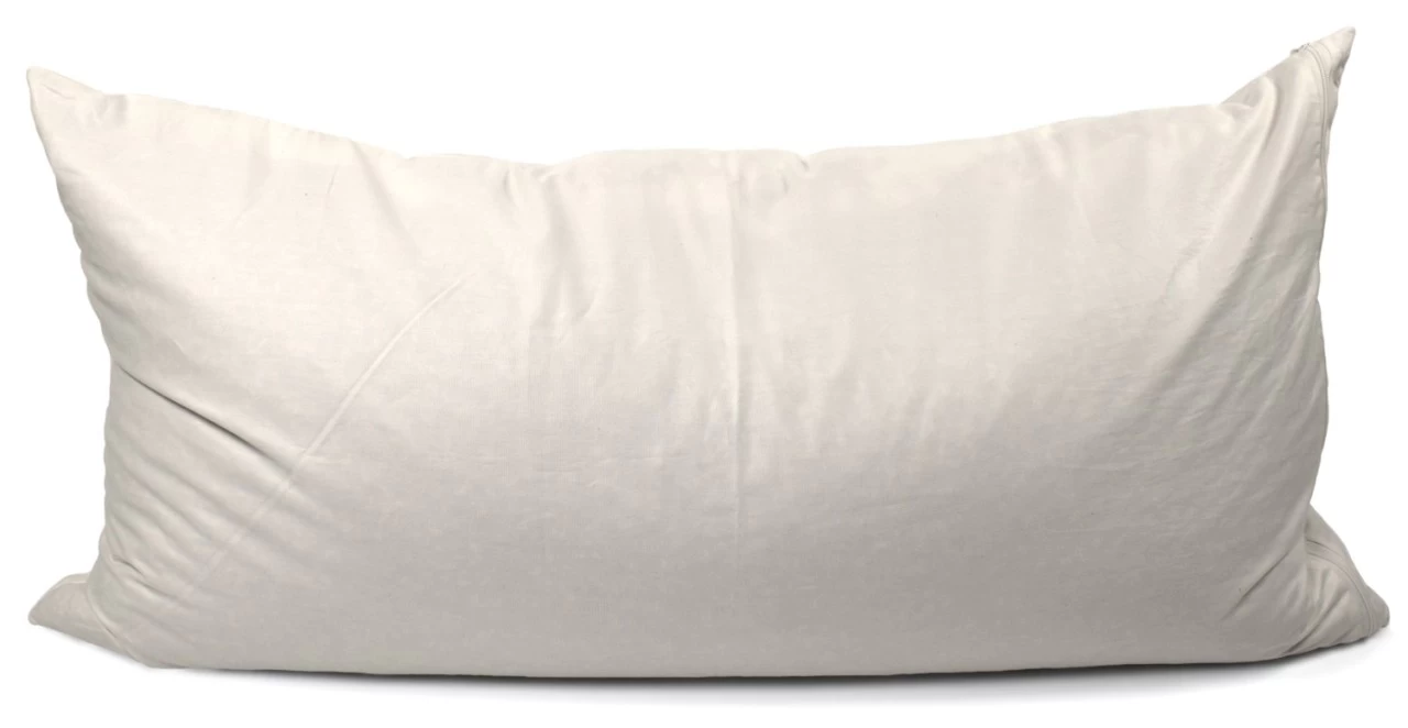 Zirbe + Bio-Dinkelspelz 40x80cm Bio-Perkal - Doppelkammer – Bild 2