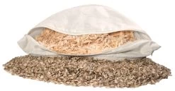 Zirbe + Bio-Dinkelspelz 40x80cm Bio-Perkal - Doppelkammer