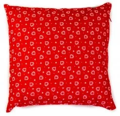 Zirbenholzkissen 30x30cm Herzen-rot