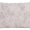 Zirbenholzkissen 30x20cm Bio-Inlett + Bezug Shabby-chic Grau-beige